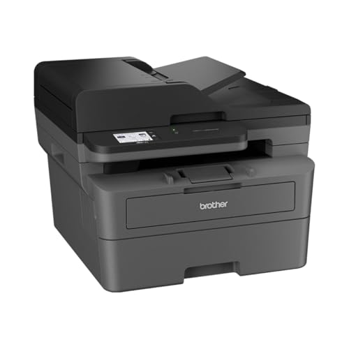 Brother MFC-L2860DWE 4-in-1-Multifunktions-Laserdrucker, 34 ppm, Duplexdruck, 6,8 cm Touchscreen-Farbdisplay, Fast Ethernet, WLAN mit 5 GHz und USB 2.0 von Brother