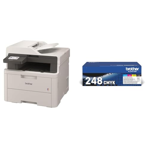 Brother MFC-L3740CDWE 4-in-1 Farb-LED Multifunktionsgerät Original TN-248VAL Toner 4er-Pack Schwarz,Gelb,Cyan, Magenta Brother MFC-L3740CDWE 4-in-1 Farb-LED Multifunktionsgerät Original TN-248VAL Toner 4er-Pack Schwarz,Gelb,Cyan, Magenta von Brother
