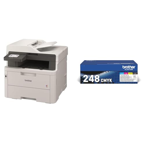 Brother MFC-L3760CDW 4-in-1 Farb-LED Multifunktionsgerät Original TN-248VAL Toner 4er-Pack Schwarz,Gelb,Cyan, Magenta Brother MFC-L3760CDW 4-in-1 Farb-LED Multifunktionsgerät Original TN-248VAL Toner 4er-Pack Schwarz,Gelb,Cyan, Magenta von Brother