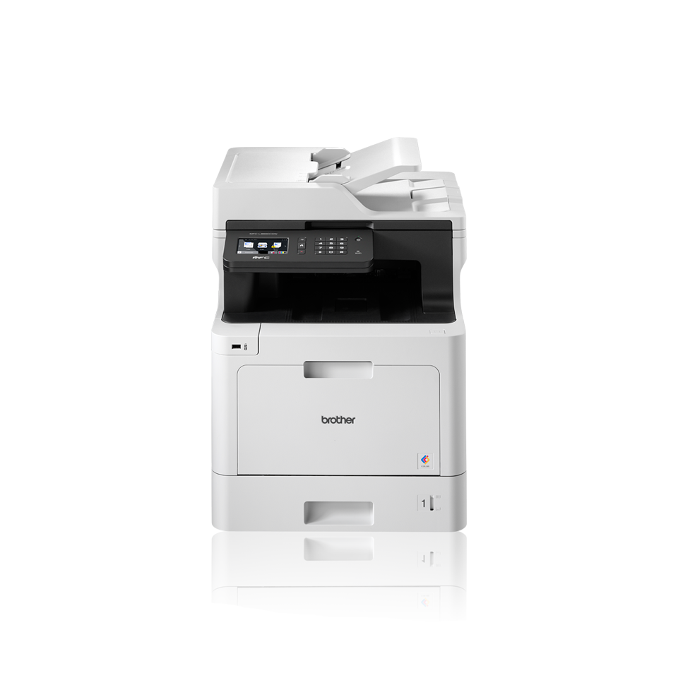 Brother MFC-L8690CDW - Multifunktionsdrucker - Farbe - Laser - A4/Legal (Medien) - bis zu 31 Seiten/Min. (Drucken) - 300 Blatt - 33.6 Kbps - USB 2.0, Gigabit LAN, Wi-Fi(n), USB-Host mit Brother PRINT AirBag for 200000 pages von Brother