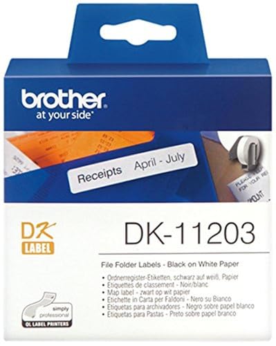 Brother Ordner-Etiketten für Etikettendrucker von Brother
