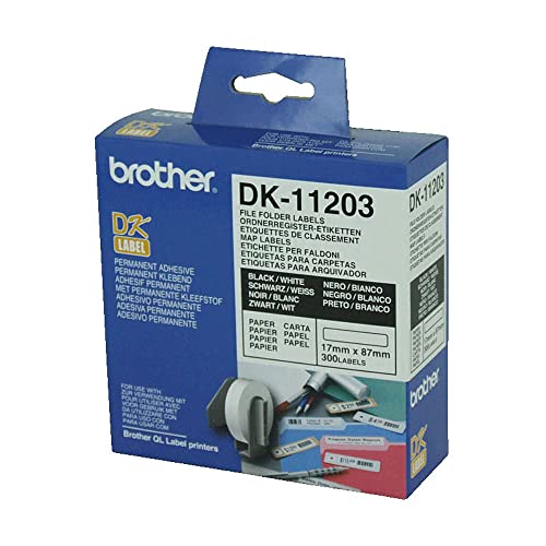 Brother Ordner-Etiketten für Etikettendrucker von Brother