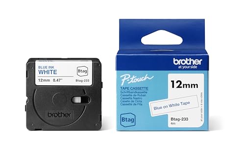 Brother Original Btag-233 Schriftband 12 mm breit, 4 m lang, blau/weiß Brother Original Btag-233 Schriftband 12 mm breit, 4 m lang, blau/weiß von Brother International GmbH