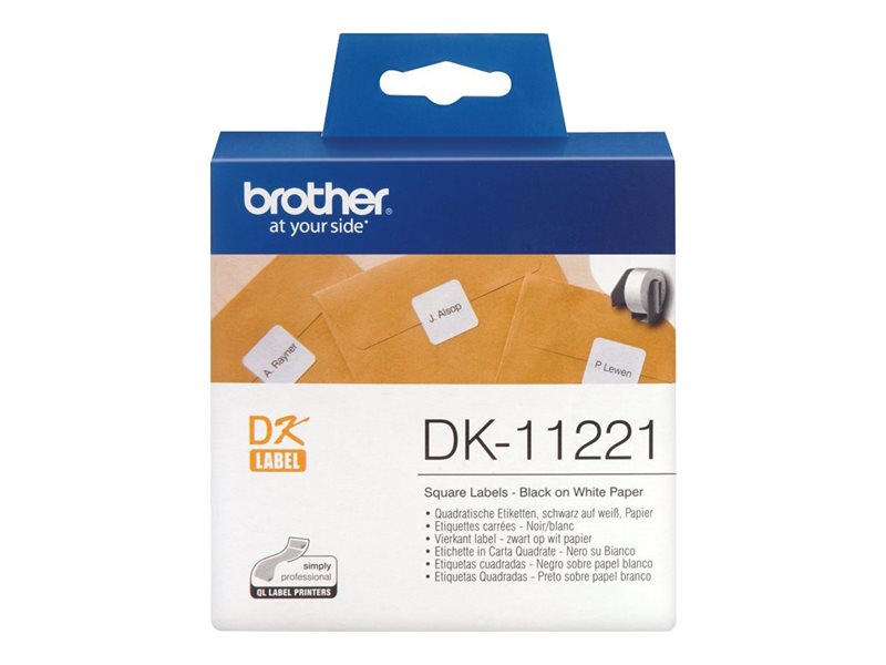 Brother Original - Etiketten 1000Stk. 23 x 23mm von Brother