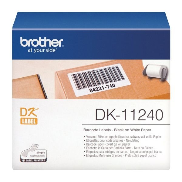 Brother Original - Etikettenrolle S/W 10,2x5,1cm von Brother