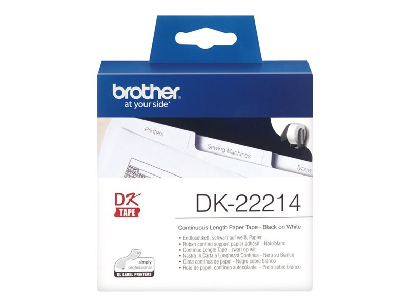 Brother Original - Etikettenrolle weiß 1,2cm x 30, Brother Original - Etikettenrolle weiß 1,2cm x 30, von Brother