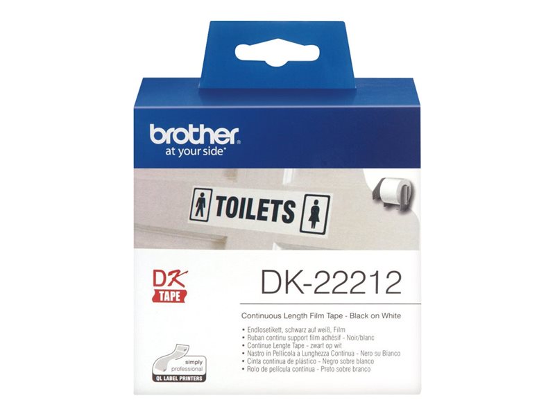 Brother Original - Etikettenrolle weiß 6,2cm x 15, Brother Original - Etikettenrolle weiß 6,2cm x 15, von Brother