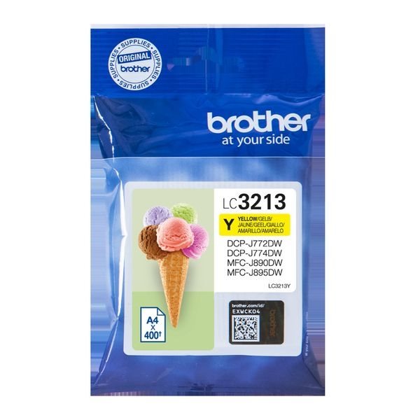 Brother Original - HC Tinte gelb -  LC3213Y von Brother