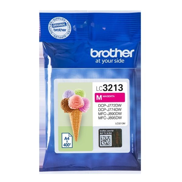 Brother Original - HC Tinte magenta -  LC3213M von Brother