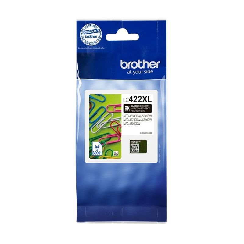 Brother Original HC Tinte schwarz LC-422 - LC422XLBK von Brother