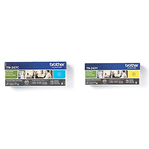 Brother Original Jumbo-Tonerkassette TN-247C Cyan & TN-243Y Tonerkassette DCP-L3510CDW, DCP-L3550CDW, HL-L3210CW, HL-L3230CDW, HL-L3270CDW gelb Brother Original Jumbo-Tonerkassette TN-247C Cyan & TN-243Y Tonerkassette DCP-L3510CDW, DCP-L3550CDW, HL-L3210CW, HL-L3230CDW, HL-L3270CDW gelb von Brother