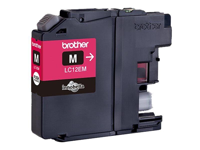 Brother Original LC-12EM Druckerpatrone - magenta 1.200 Seiten (LC12EM) von Brother