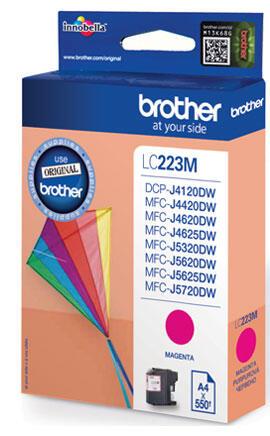 Brother Original LC-223M Druckerpatrone magenta 550 Seiten (LC223M) von Brother