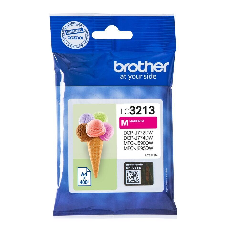 Brother Original LC-3213M Druckerpatrone magenta 400 Seiten (LC3213M) von Brother