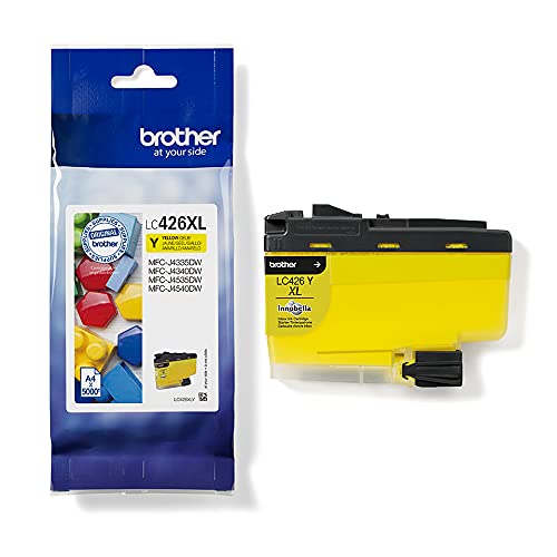 Brother Original LC-426XLY Tintenpatrone Gelb MFC-J4340DW, MFC-J4540DW, MFC-J4540DWXL (5000 Seiten nach ISO Standard 24711) von Brother