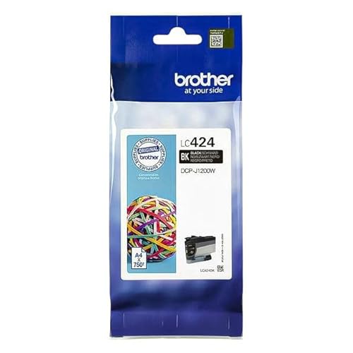 Brother Original LC424 Tintenpatrone, Schwarz, 5 Stück Brother Original LC424 Tintenpatrone, Schwarz, 5 Stück von Brother