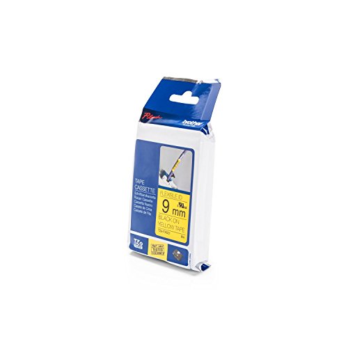 Brother Original P-touch Schriftband TZE-FX621 9 mm, schwarz auf gelb (für Brother P-touch PT-H100LB/R, -H105, -E100/VP, -D200/BW/VP, -D210/VP) zur Kabel- und Rohrbeschriftung, laminiert Brother Original P-touch Schriftband TZE-FX621 9 mm, schwarz auf gelb (für Brother P-touch PT-H100LB/R, -H105, -E100/VP, -D200/BW/VP, -D210/VP) zur Kabel- und Rohrbeschriftung, laminiert von Brother