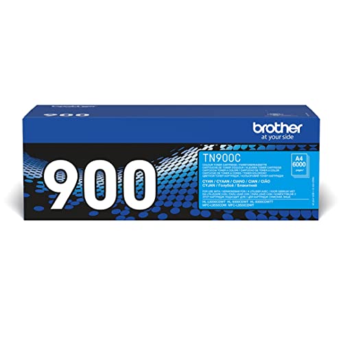 Brother Original Super-Jumbo-Tonerkassette TN-900C cyan (für Brother HL-L9200CDWT, HL-L9300CDWTT, MFC-L9550CDWT) von Brother