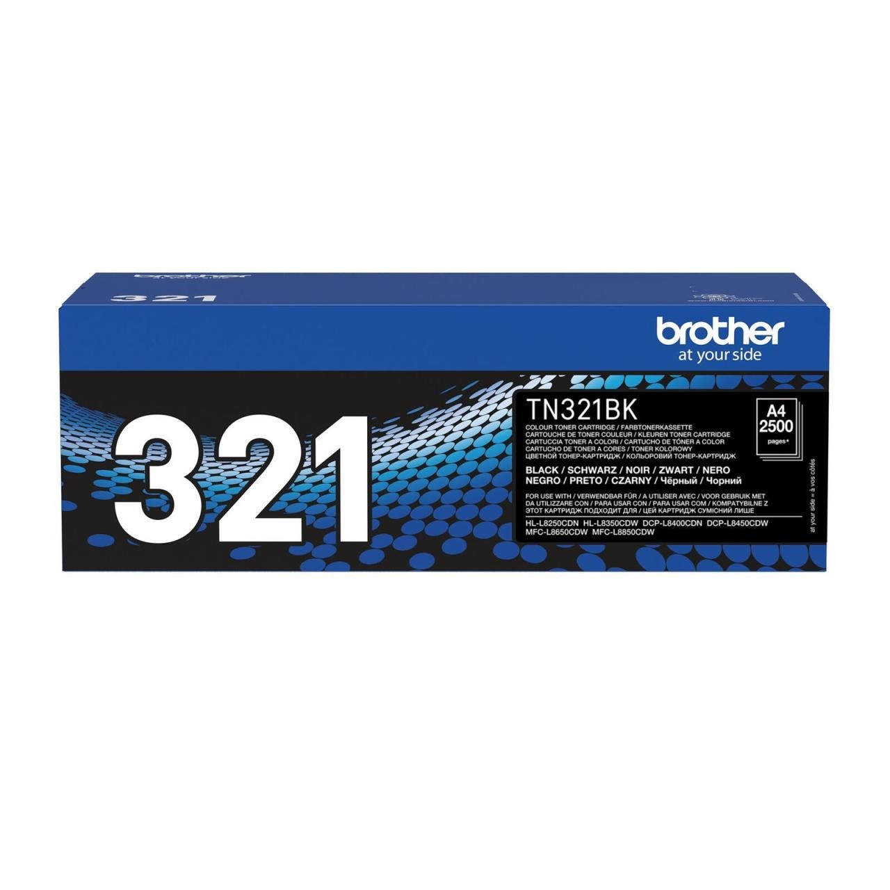 Brother Original TN-321BK Toner schwarz 2.500 Seiten (TN321BK) von Brother