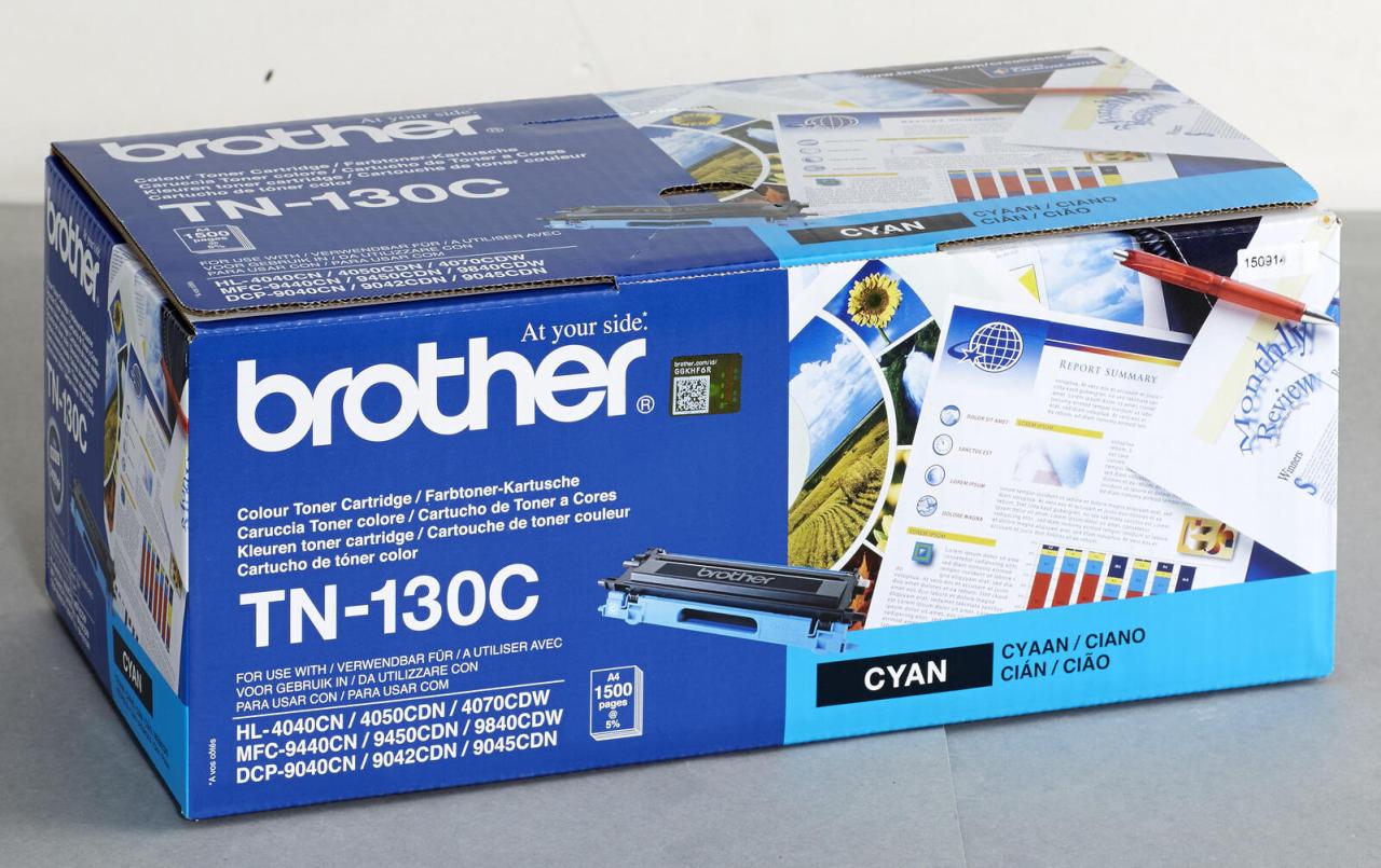Brother Original TN130C Toner cyan 1.500 Seiten (TN-130C) von Brother