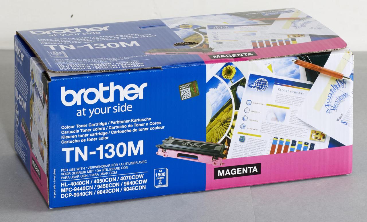 Brother Original TN130M Toner magenta 1.500 Seiten (TN-130M) von Brother