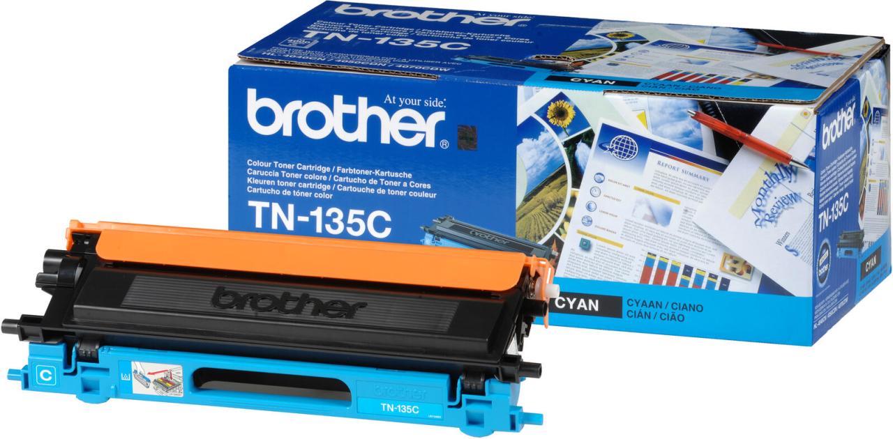 Brother Original TN135C Toner cyan 4.000 Seiten (TN-135C) von Brother
