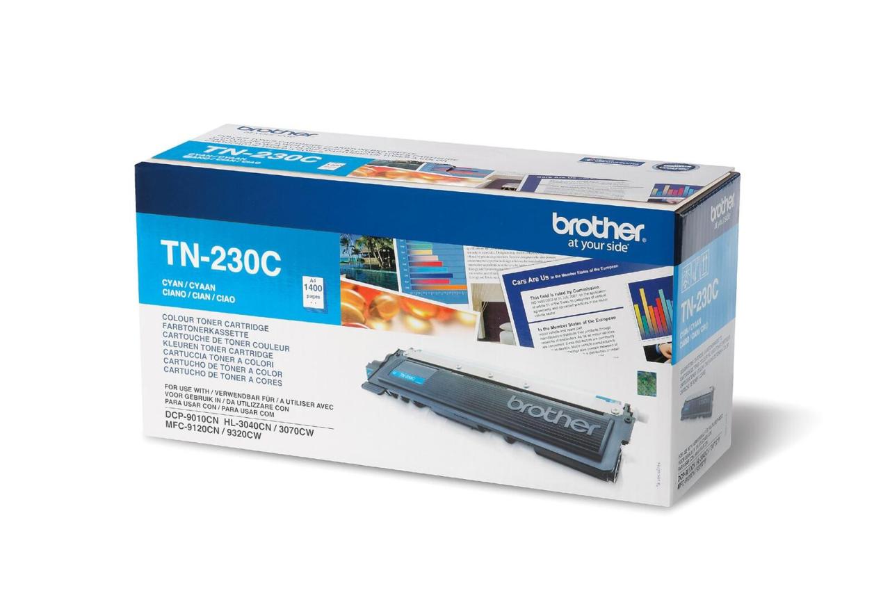 Brother Original TN230C Toner cyan 1.400 Seiten (TN-230C) von Brother