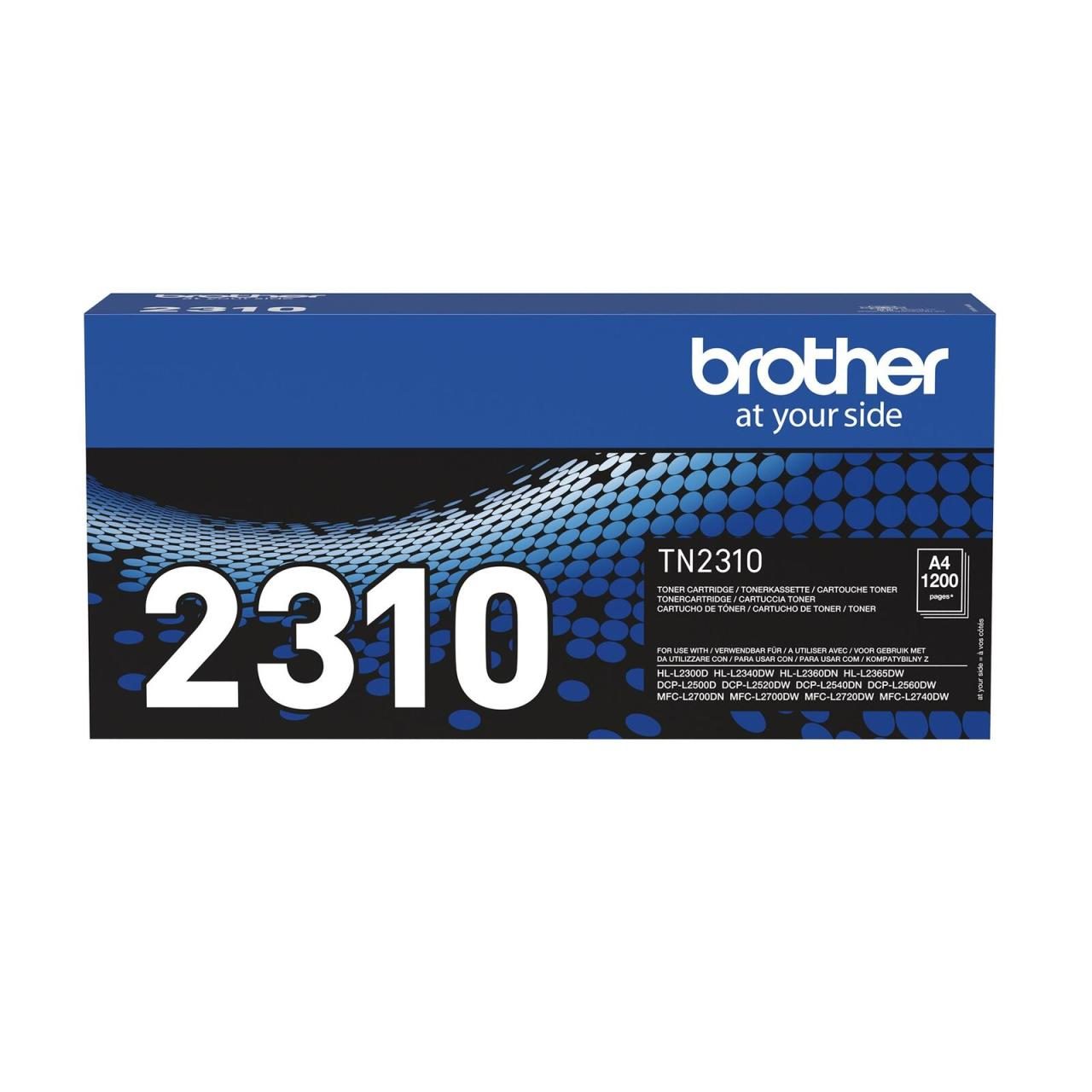Brother Original TN2310 Toner schwarz 1.200 Seiten (TN-2310) von Brother