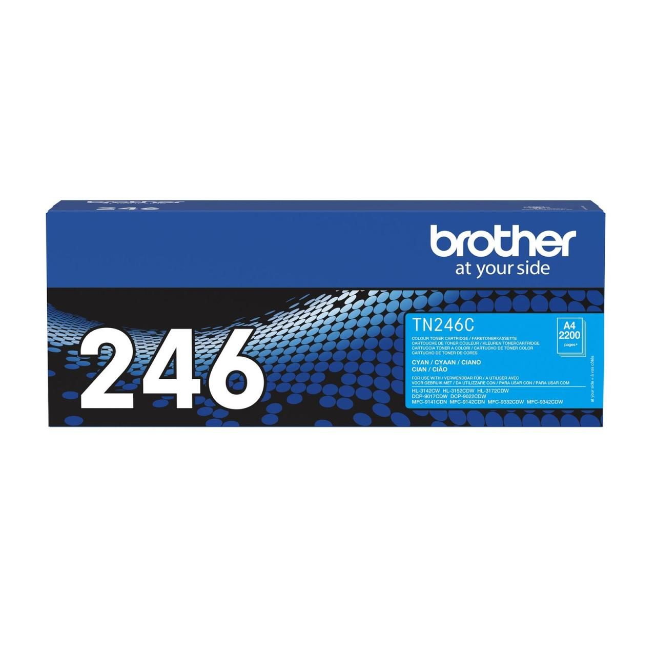 Brother Original TN246C Toner - cyan (TN-246C) von Brother