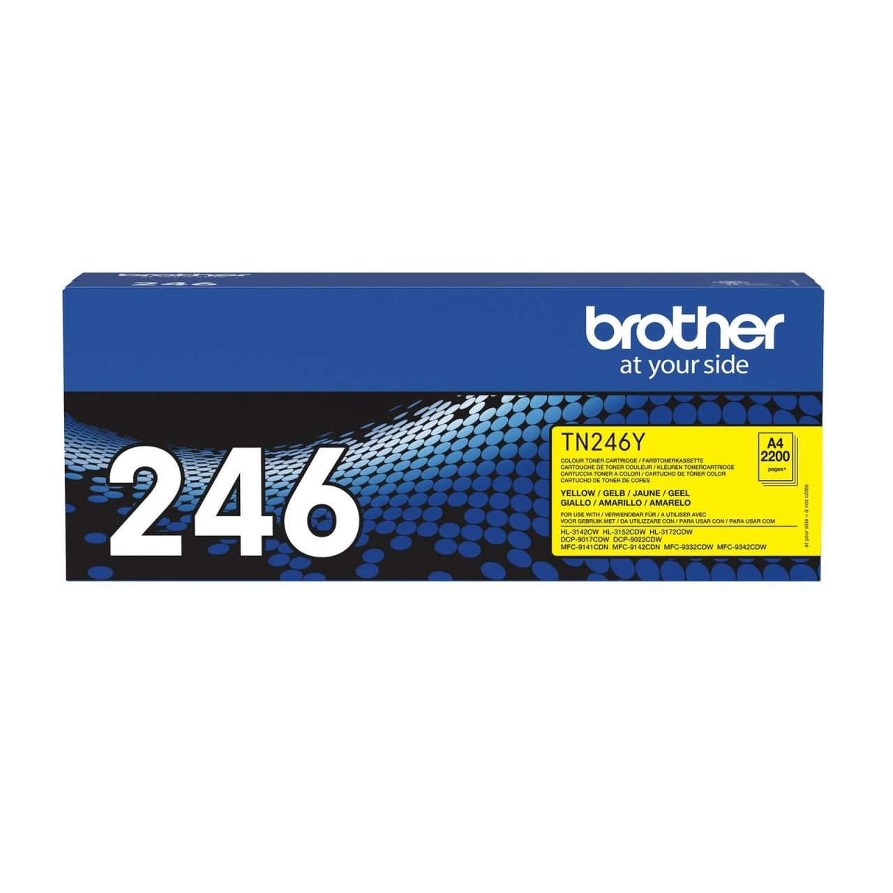 Brother Original TN246Y Toner - gelb (TN-246Y) von Brother