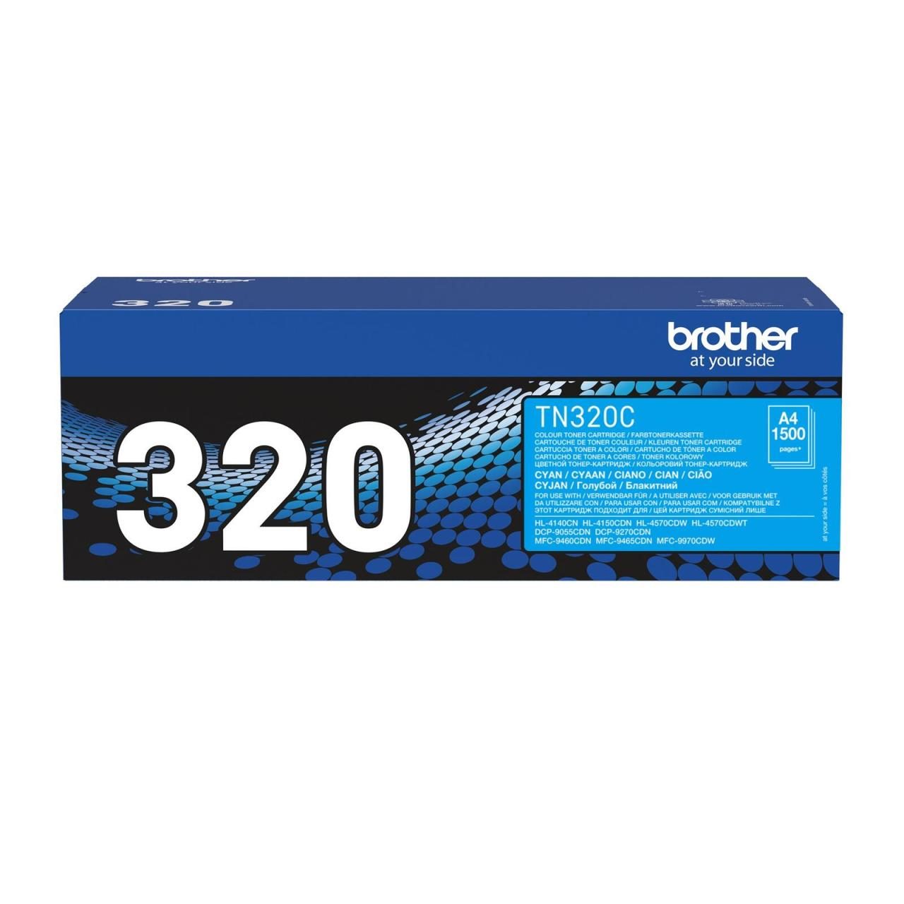 Brother Original TN320C Toner cyan 1.500 Seiten (TN-320C) von Brother