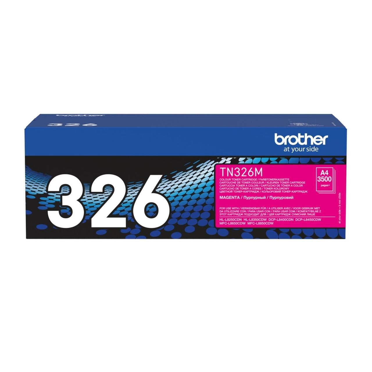 Brother Original TN326M Toner magenta 3.500 Seiten (TN-326M) von Brother