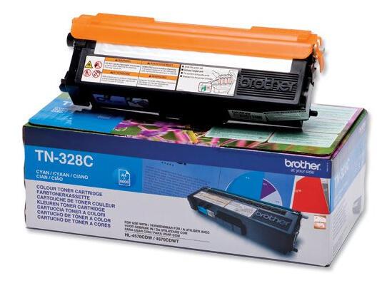 Brother Original TN328C Toner cyan 6.000 Seiten (TN-328C) von Brother