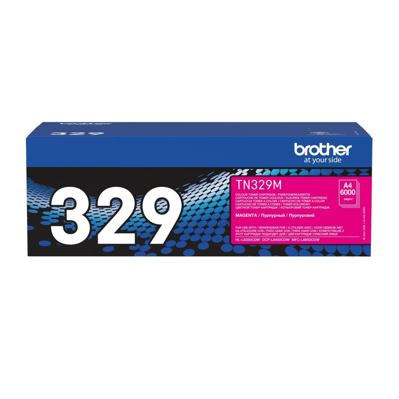 Brother Original TN329M Toner magenta 6.000 Seiten (TN-329M) von Brother