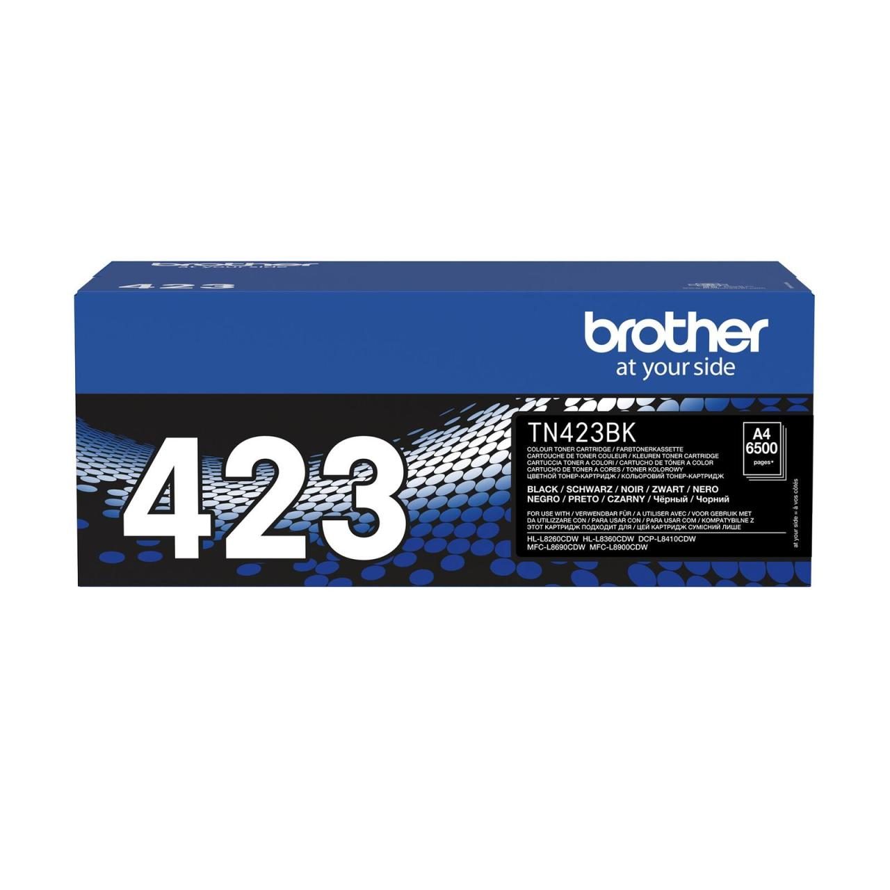 Brother Original TN423BK Toner schwarz 6.500 Seiten (für HL-L8260CDW, L8360CD... von Brother