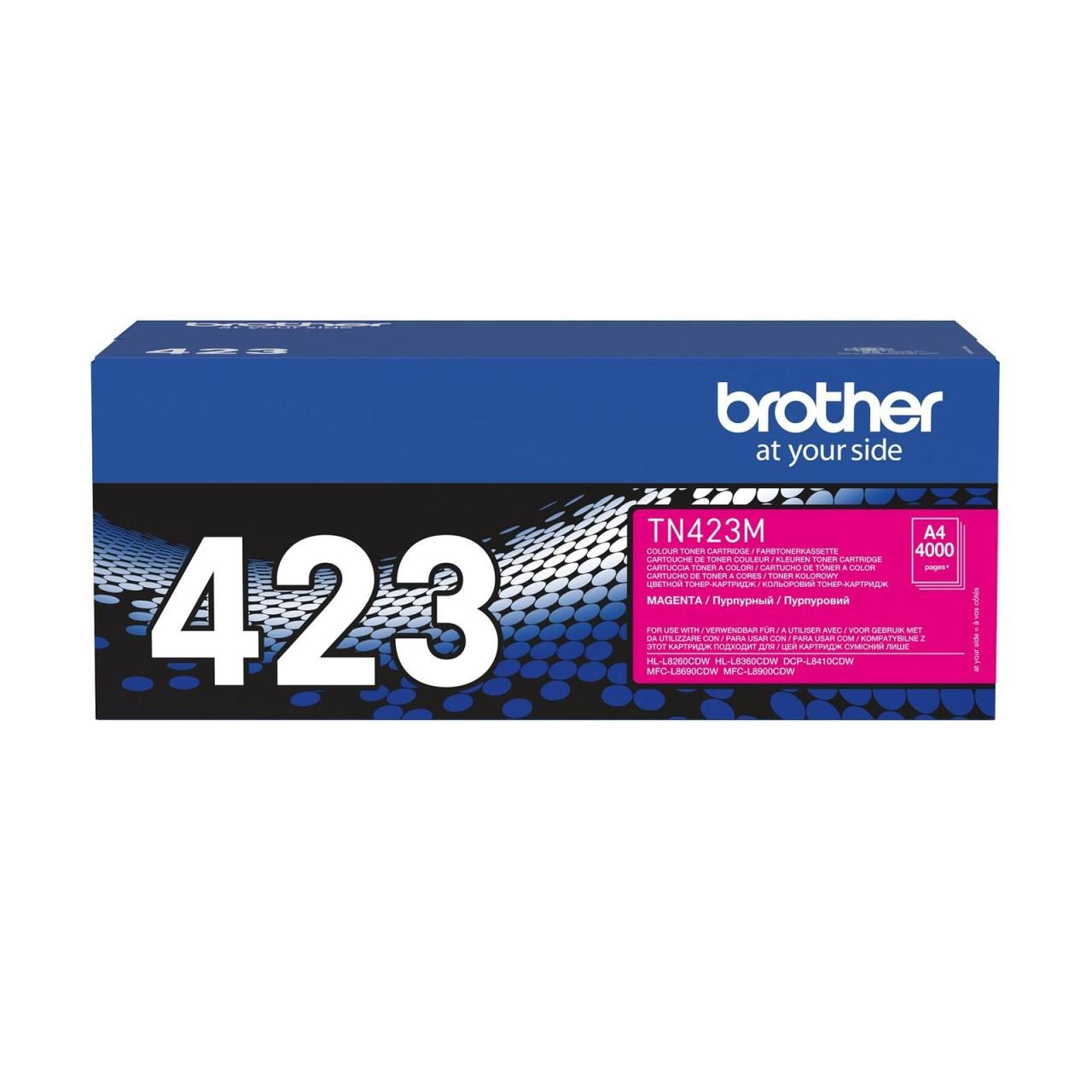 Brother Original TN423M Toner magenta für bis zu 4.000 Seiten (für HL-L8260CD... von Brother