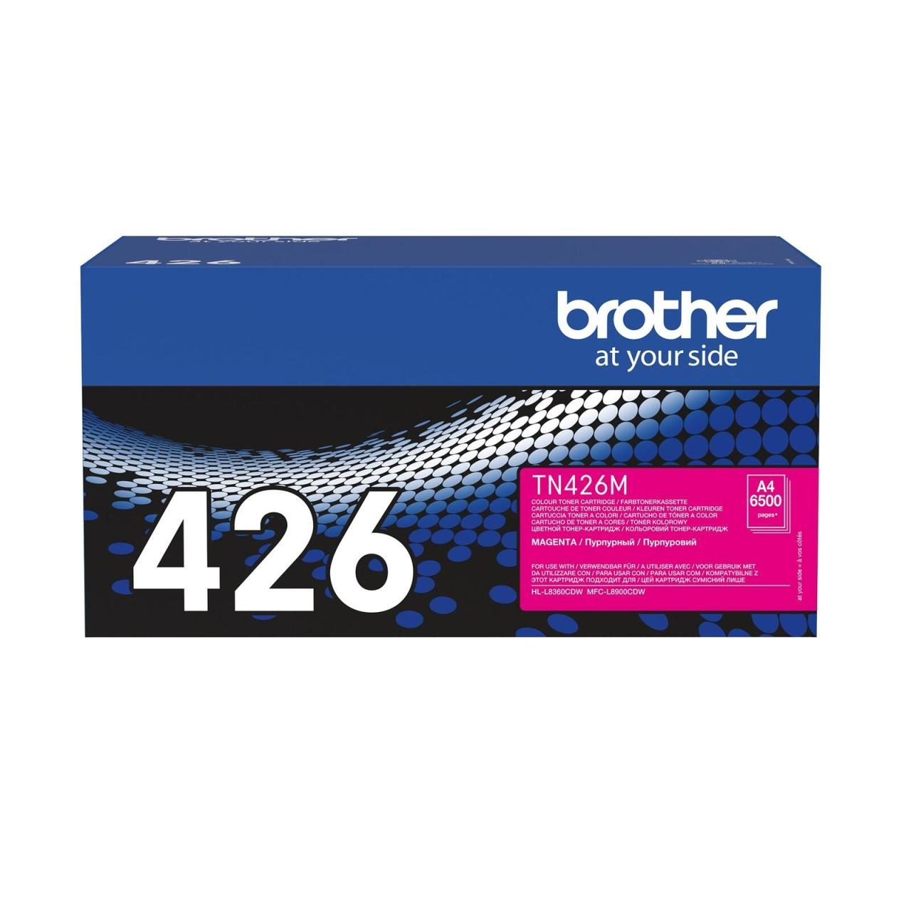 Brother Original TN426M Toner magenta 6.500 Seiten (für HL-L8360CDW)(TN426M) von Brother