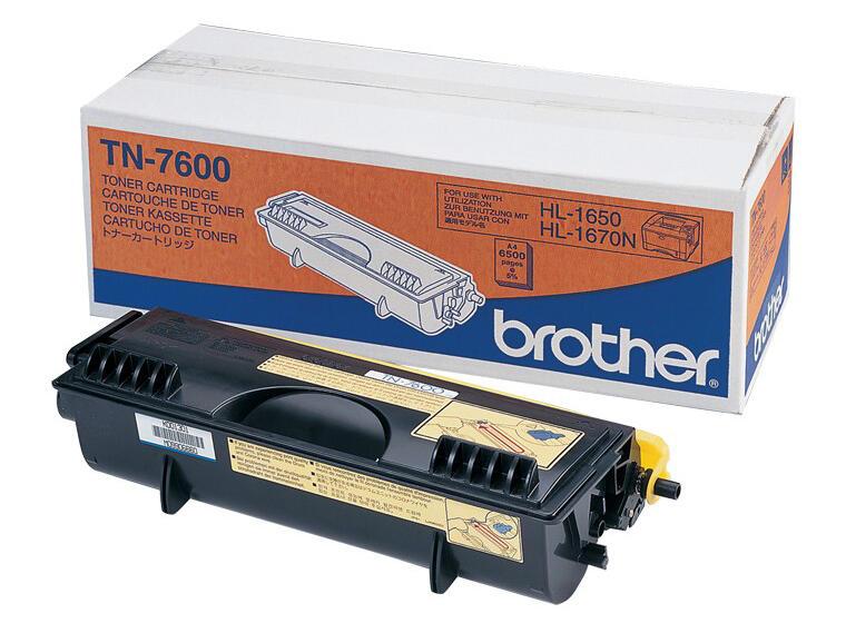 Brother Original TN7600 Toner schwarz 6.500 Seiten (TN-7600) von Brother