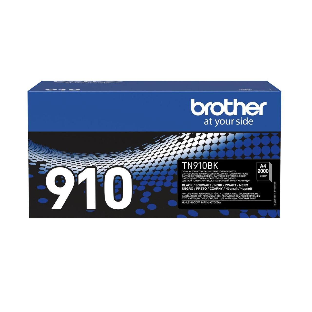 Brother Original TN910BK Toner schwarz 9.000 Seiten (für HL-L9310CDW/T/TT)(TN... von Brother