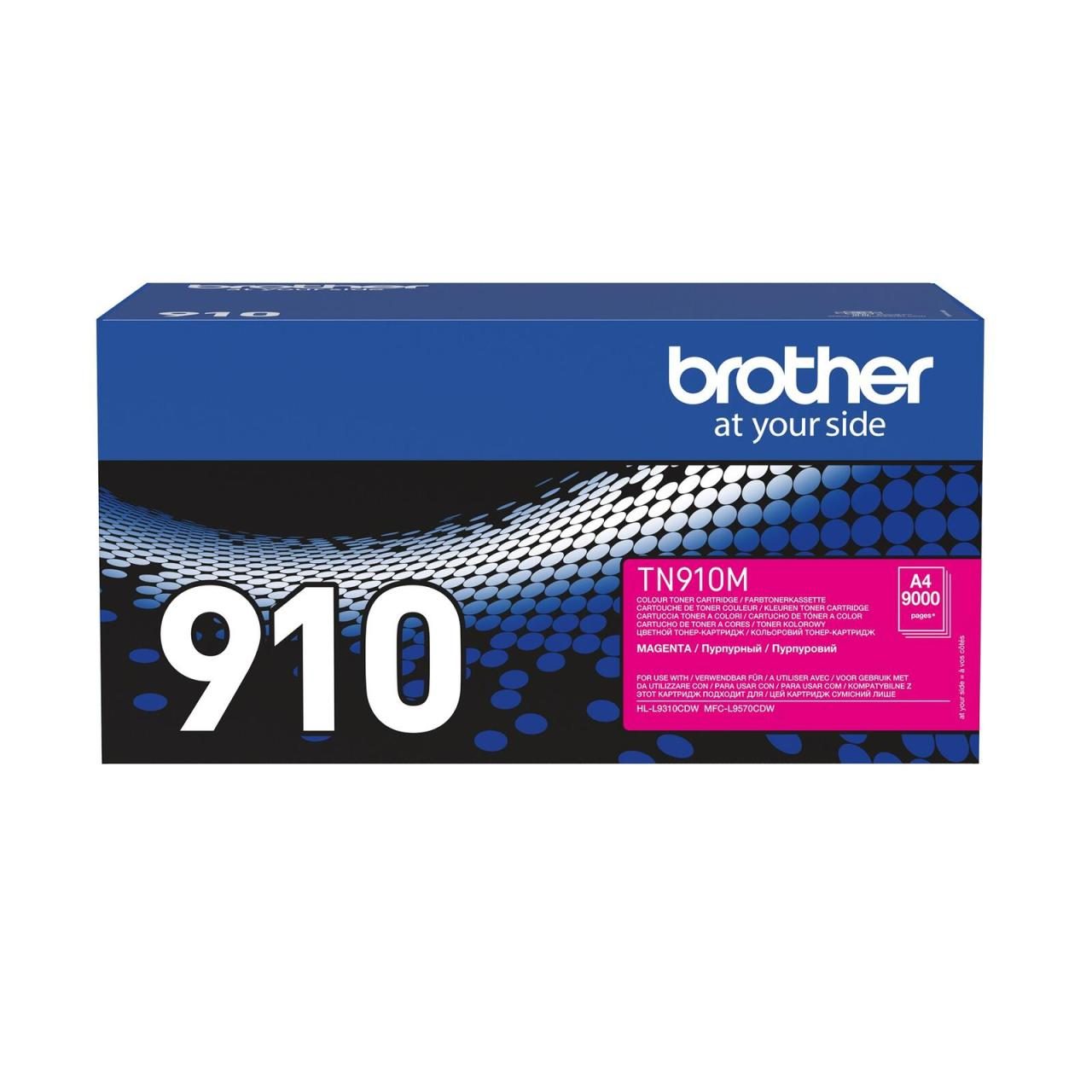 Brother Original TN910M Toner magenta 9.000 Seiten (für HL-L9310CDW/T/TT)(TN9... von Brother