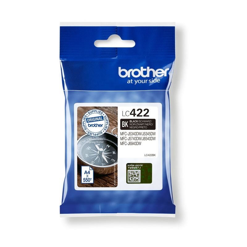 Brother Original Tinte schwarz LC-422 - LC422BK Brother Original Tinte schwarz LC-422 - LC422BK von Brother