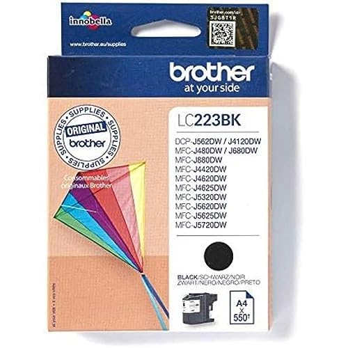 Brother Original Tintenpatrone LC-223BK schwarz (für Brother DCP-J4120DW, MFC-J4420DW, MFC-J4620DW, MFC-J4625DW, MFC-J5320DW, MFC-J5620DW, MFC-J5625DW, MFC-J5720DW) Brother Original Tintenpatrone LC-223BK schwarz (für Brother DCP-J4120DW, MFC-J4420DW, MFC-J4620DW, MFC-J4625DW, MFC-J5320DW, MFC-J5620DW, MFC-J5625DW, MFC-J5720DW) von Brother