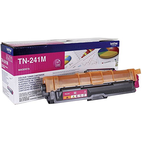 Brother Original Tonerkassette TN-241M magenta (für Brother HL-3140CW, HL-3170CDW, HL-3150CDW, DCP-9020CDW, MFC-9140CDN, MFC-9330CDW, MFC-9340CDW) von Brother