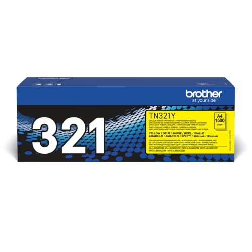 Brother Original Tonerkassette TN-321Y gelb DCP-L8400CDN, DCP-L8450CDW, HL-L8250CDN, HL-L8350CDW, MFC-L8650CDW, MFC-L8850CDW 1500 Seiten von Brother