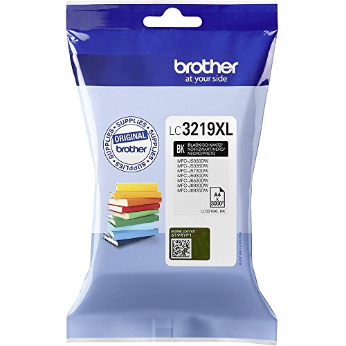 Brother Original XL-Tintenpatrone LC-3219XLBK schwarz (für Brother MFC-J5330DW, MFC-J5335DW, MFC-J5730DW, MFC-J5930DW, MFC-J6530DW, MFC-J6930DW, MFC-J6935DW) von Brother