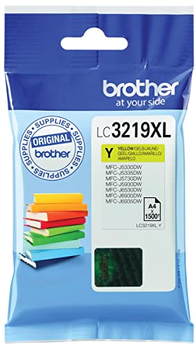 Brother Original XL-Tintenpatrone LC-3219XLY gelb (für Brother MFC-J5330DW, MFC-J5335DW-MFC-J6935DW) LC3219XLY von Brother