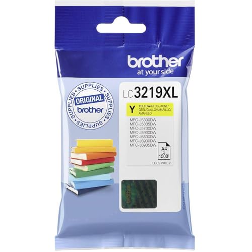 Brother Original XL-Tintenpatrone LC-3219XLY gelb (für Brother MFC-J5330DW, MFC-J5335DW, MFC-J5730DW, MFC-J5930DW, MFC-J6530DW, MFC-J6930DW, MFC-J6935DW) von Brother