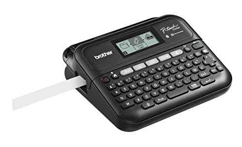 Brother P-Touch PT-D460BTVP Professioneller Büro-Etikettiergerät, Bluetooth, 18 mm, mit Transportkoffer und Netzadapter von Brother