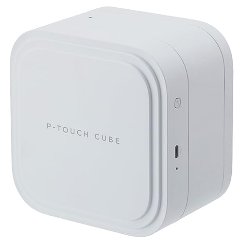 Brother P-touch CUBE Pro PT-P910BT Drucker für Etiketten und Bänder, komplett und kompakt, mit USB-Lade- und Bluetooth-Konnektivität, automatischer Schneidemaschine, komplett geschnitten, bis zu 36 mm von Brother