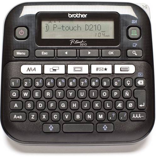 Brother P-touch D210 Beschriftungsgerät Geeignet für Schriftband: TZe 3.5 mm, 6 mm, 9 mm, 12mm Brother P-touch D210 Beschriftungsgerät Geeignet für Schriftband: TZe 3.5 mm, 6 mm, 9 mm, 12mm von Brother